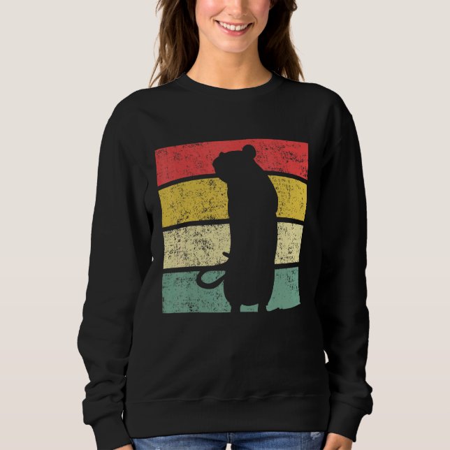 Rat Rat Mouse Retro Sweatshirt (Front)