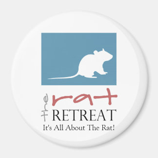 Rat Retreat Large 3" Round Magnet