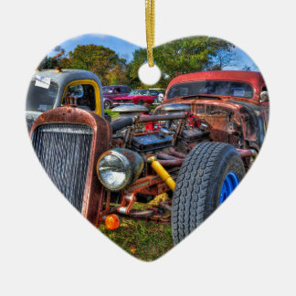Rat Rod Ceramic Ornament