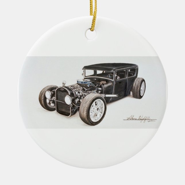 Rat Rod Ornament (Front)