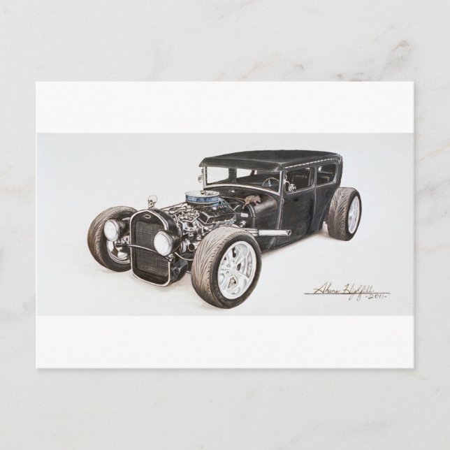 Rat Rod Postcard (Front)