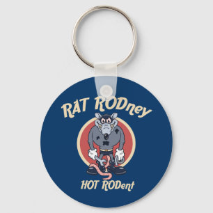 rat-rodney1-DKT Keychain