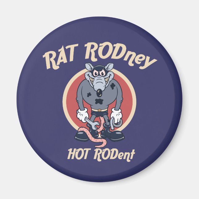 rat-rodney1-DKT Magnet (Front)