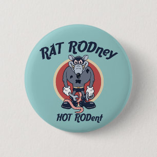 Rat Rodney 2 Inch Round Button