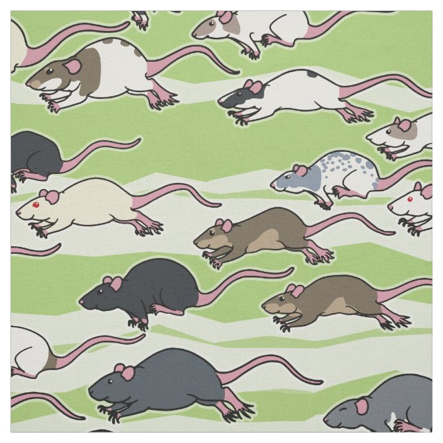 Rat Run Pattern Fabric (Swatch)
