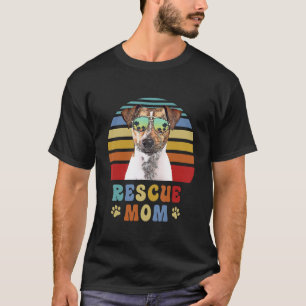 Rat Terrier Adopt Foster Rescue Dog Mom T-Shirt