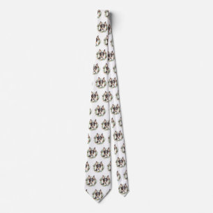 Rat Terrier Christmas Wreath Festive Pup Tie