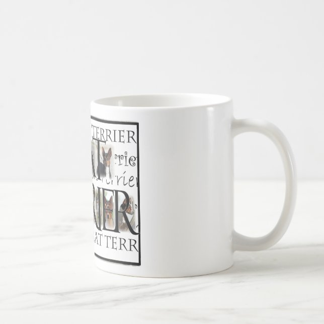 Rat Terrier Collage Coffee Mug (Right)
