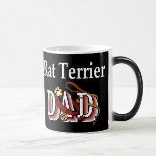 Rat Terrier Dad Gifts Magic Mug