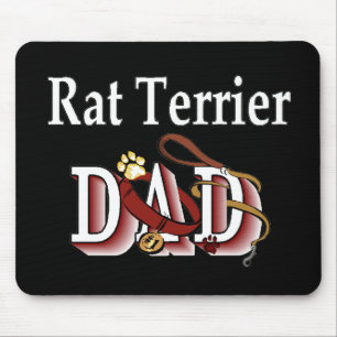 Rat Terrier Dad Gifts Mouse Pad