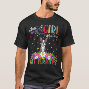 Rat Terrier Dog  Just A Girl Who Loves Rat Terrier T-Shirt