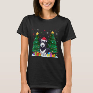 Rat Terrier Dog Lovers Santa Hat Ugly Christmas Sw T-Shirt