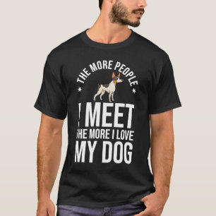 Rat Terrier Dog Puppies Owner Lover T-Shirt