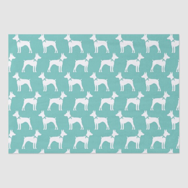 Rat Terrier Dog Puppy Tissue Paper (Front)