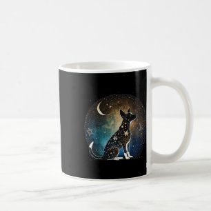 Rat Terrier Dog Yoga Stars Moon Zen Galaxy Splatte Coffee Mug