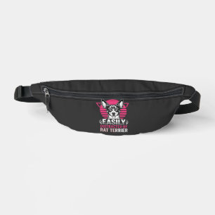Rat Terrier Easily Distracted Retro Dog Fanny Pack