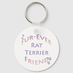 Rat Terrier Furever Friends Keychain