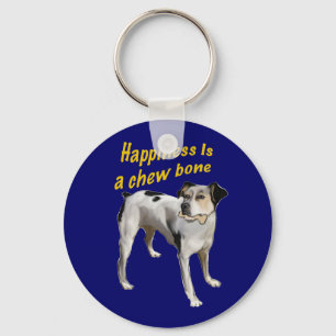rat terrier happiness keychain