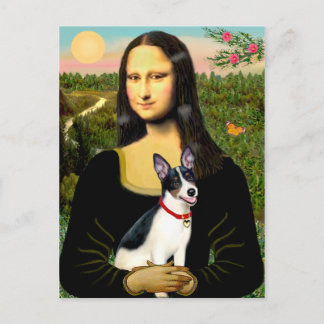Rat Terrier - Mona Lisa Postcard