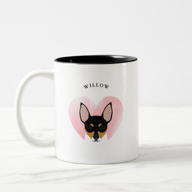 Rat Terrier Mugs (Gauche)