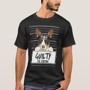 Rat Terrier Mugshot Guilty Dog T-Shirt