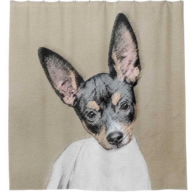 Rat Terrier Painting - Cute Original Dog Art (Front)