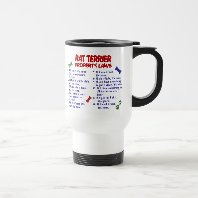 RAT TERRIER Property Laws 2 Travel Mug (Right)