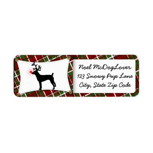 Rat Terrier Reindeer Christmas (Front)