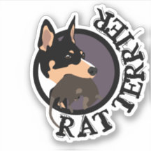 Rat terrier sticker