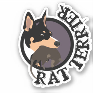 Rat terrier sticker