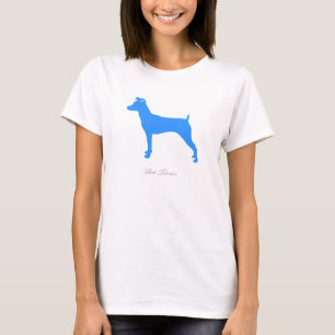 Rat Terrier T-shirt (blue version 3)