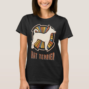 Rat Terrier Vintage Classic Retro Dog Love T-Shirt