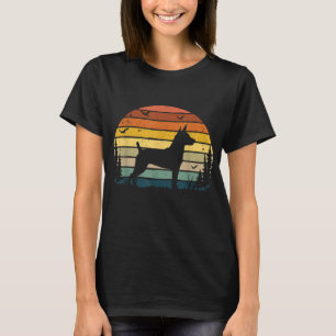 Rat Terrier Vintage Retro Dog Mom Dad Pet Lover Gi T-Shirt