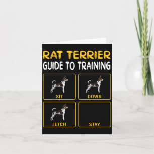 Rat Terriers Owner Gift Dog Themed Card
