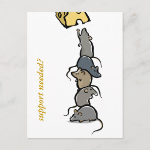 rat tower - customizable postcard