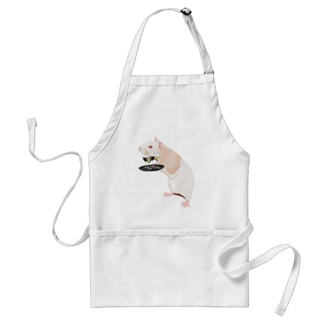 Rat Waiter surreal Standard Apron (Front)