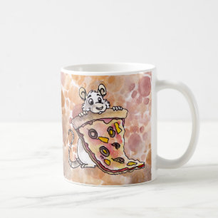 Rat with Pizza "Time for Lunch?" Mug