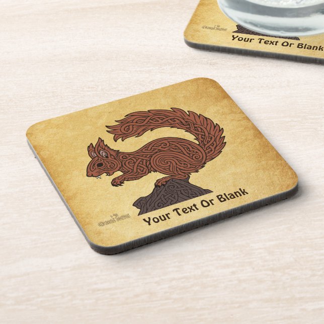 Ratatöskr, Norse/Viking Squirrel Coaster (Left Side)