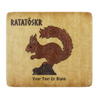 Ratatöskr, Norse/Viking Squirrel Cutting Board