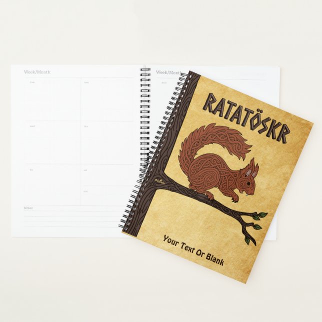  Ratatöskr, Norse/Viking Squirrel Planner (Display)