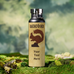 Ratatöskr, Norse/Viking Squirrel Water Bottle