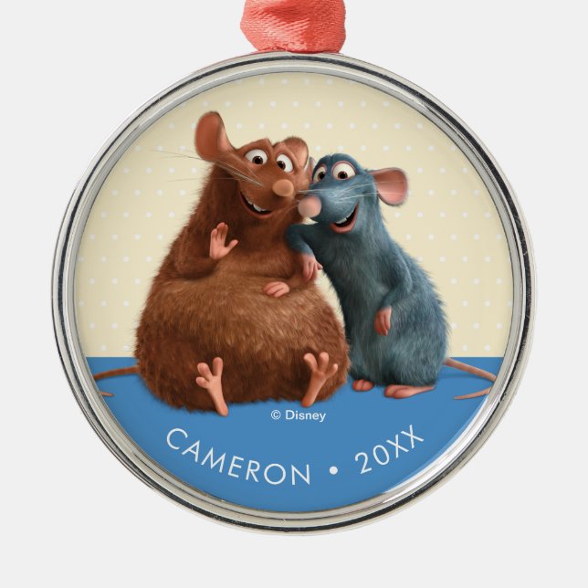 Ratatouille - Emile and Remy Disney Metal Ornament (Front)