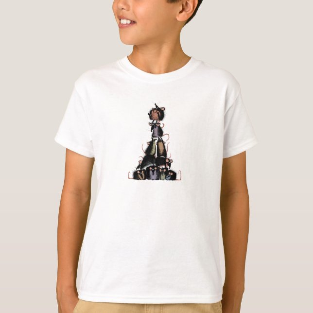 Ratatouille rat pyramid Disney T-Shirt (Front)