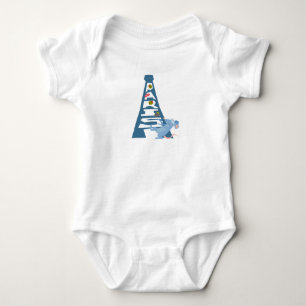 Ratatouille Remy by Eiffel Tower Disney Baby Bodysuit