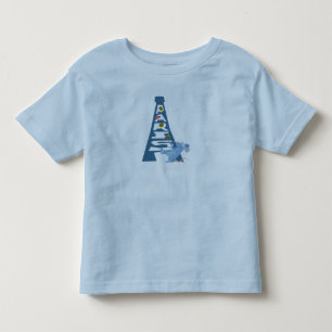 Ratatouille Remy by Eiffel Tower Disney Toddler T-shirt