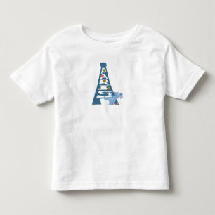 Ratatouille Remy by Eiffel Tower Disney Toddler T-shirt