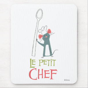 Ratatouille Remy vintage standing with spoon Mouse Pad