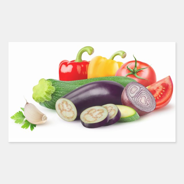 Ratatouille vegetables sticker (Front)
