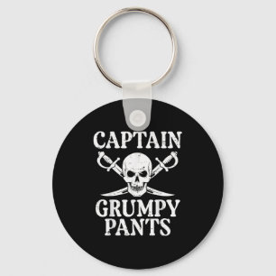 Rate Captain Mpy Pants Funny Humor Quote Men Women Keychain
