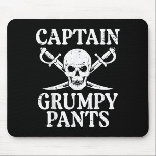 Rate Captain Mpy Pants Funny Humor Quote Men Women Mouse Pad